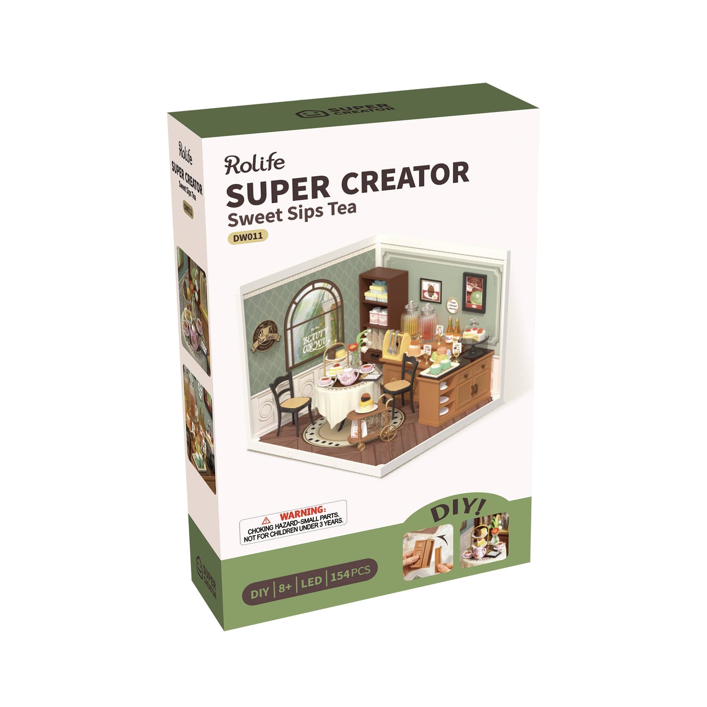 Hands Craft - DIY Miniature House Kit: Sweet Sips Tea
