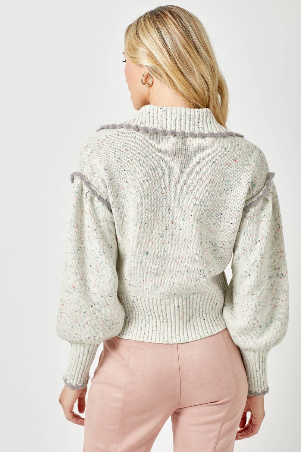 Mystree - 60195 Puff Sleeve Cardigan