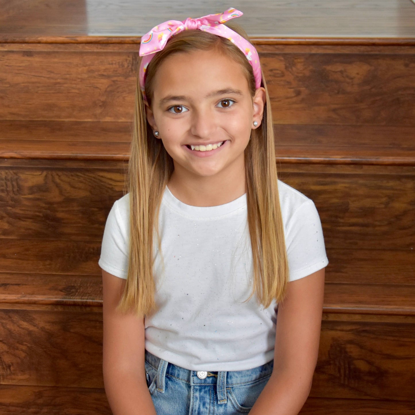 Frog Sac - Silky Knotted Rabbit Ear Bow Headband