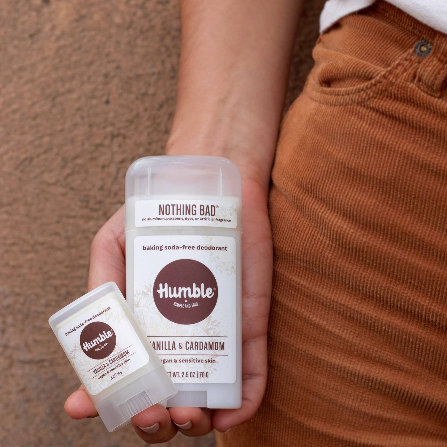 Humble Brands, Inc. - Travel Size Vegan & Sensitive Skin Vanilla & Cardamom