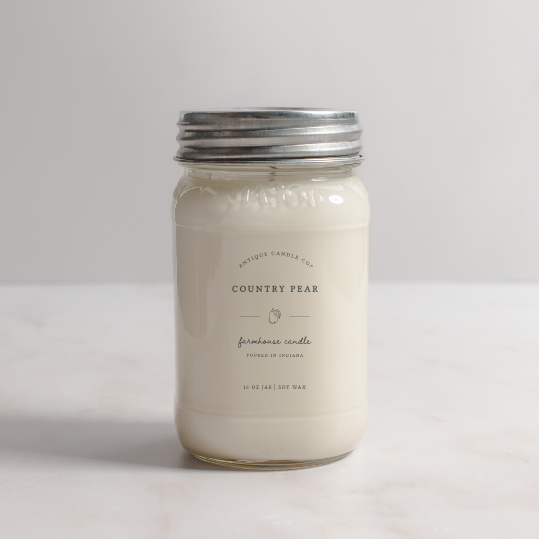 Antique Candle Co.® - Country Pear - Soy Wax Mason Jar Candle