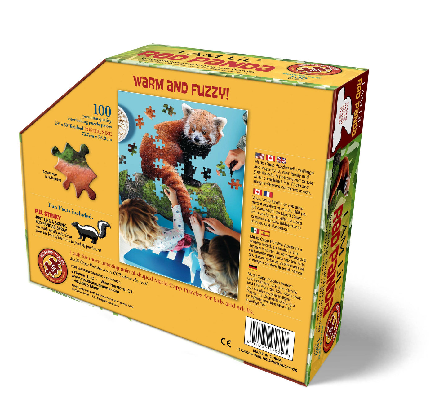 Madd Capp Games & Puzzles - I AM Lil RED PANDA 100 piece jigsaw puzzle - gift