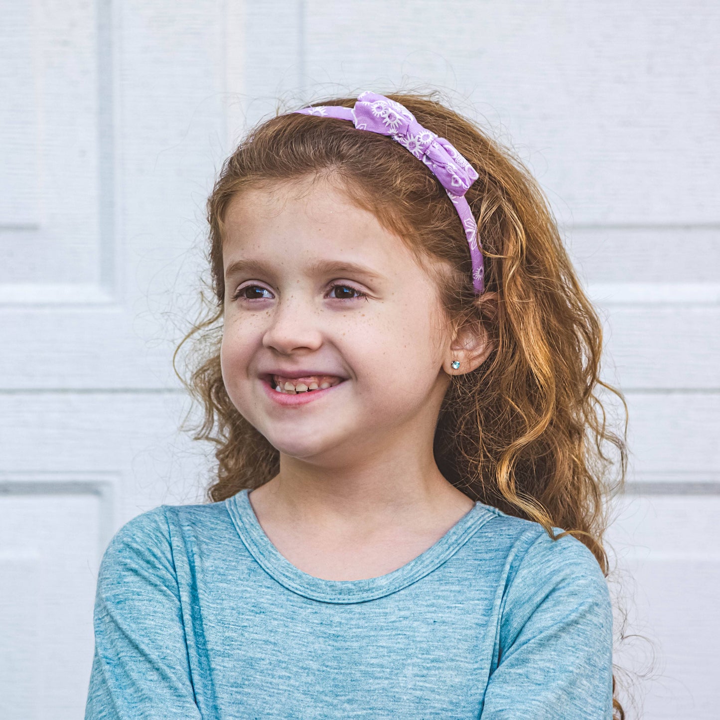 Frog Sac - Thin Eyelet Lace Bow Headbands - 4 Pack