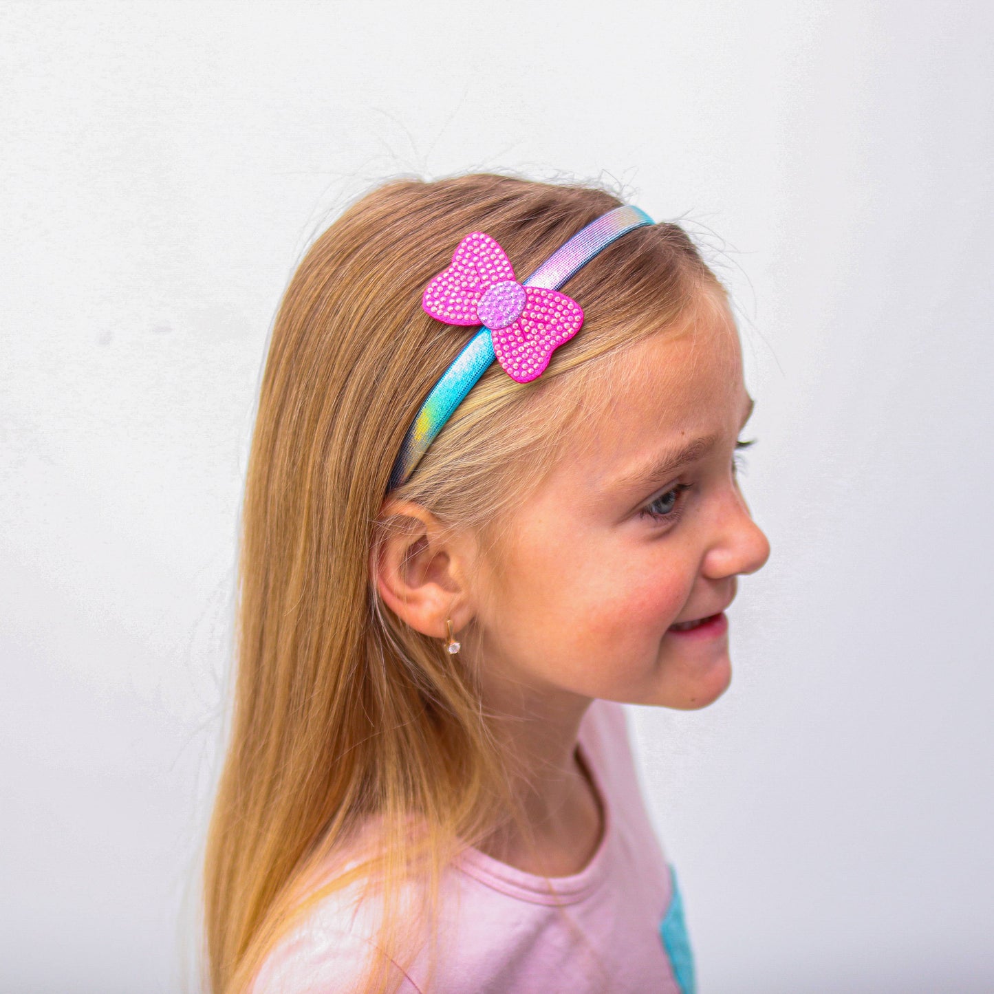 Frog Sac - Interchangeable Rhinestone Charm Headband and Hair Clips