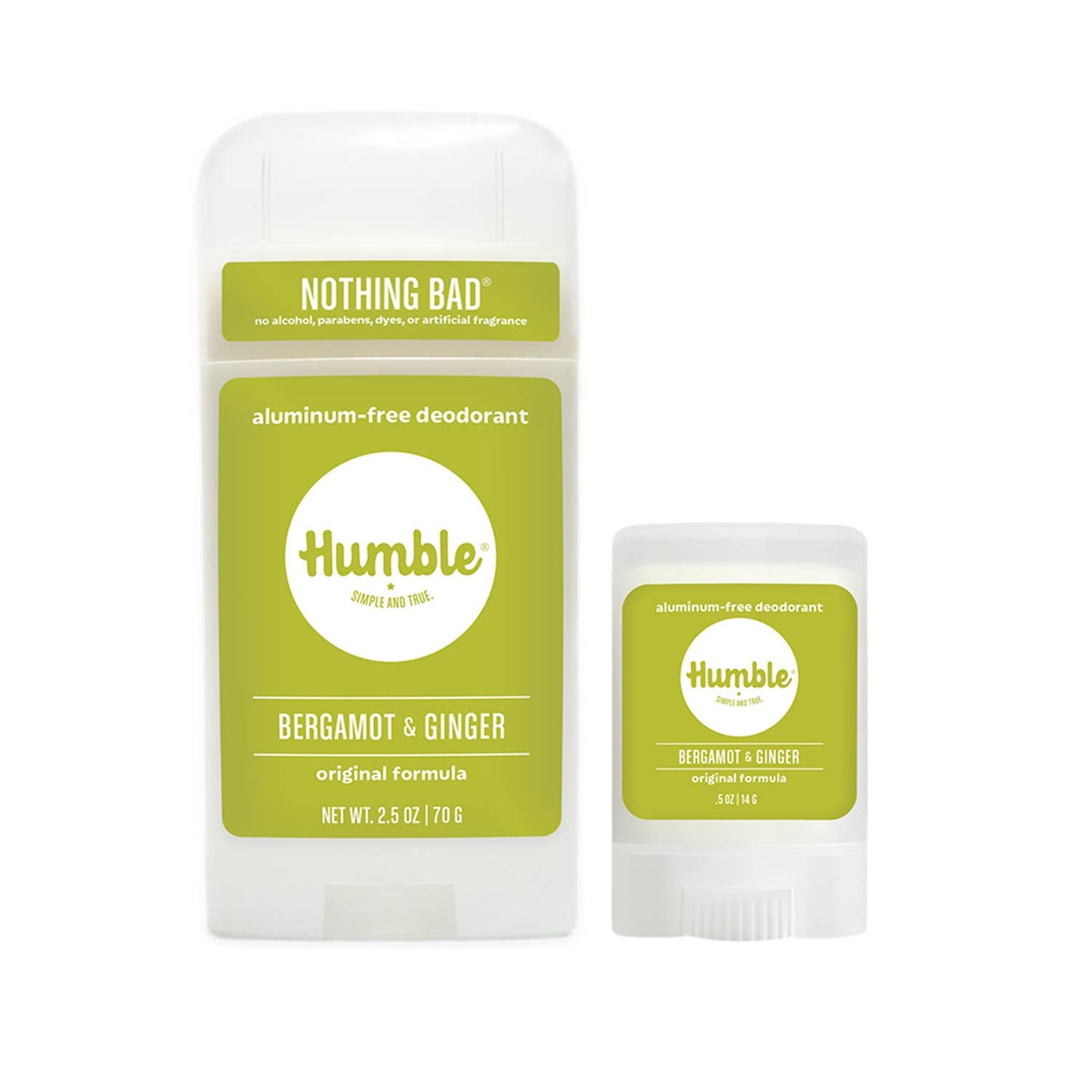 Humble Brands, Inc. - Bergamot & Ginger Original Travel Deodorant