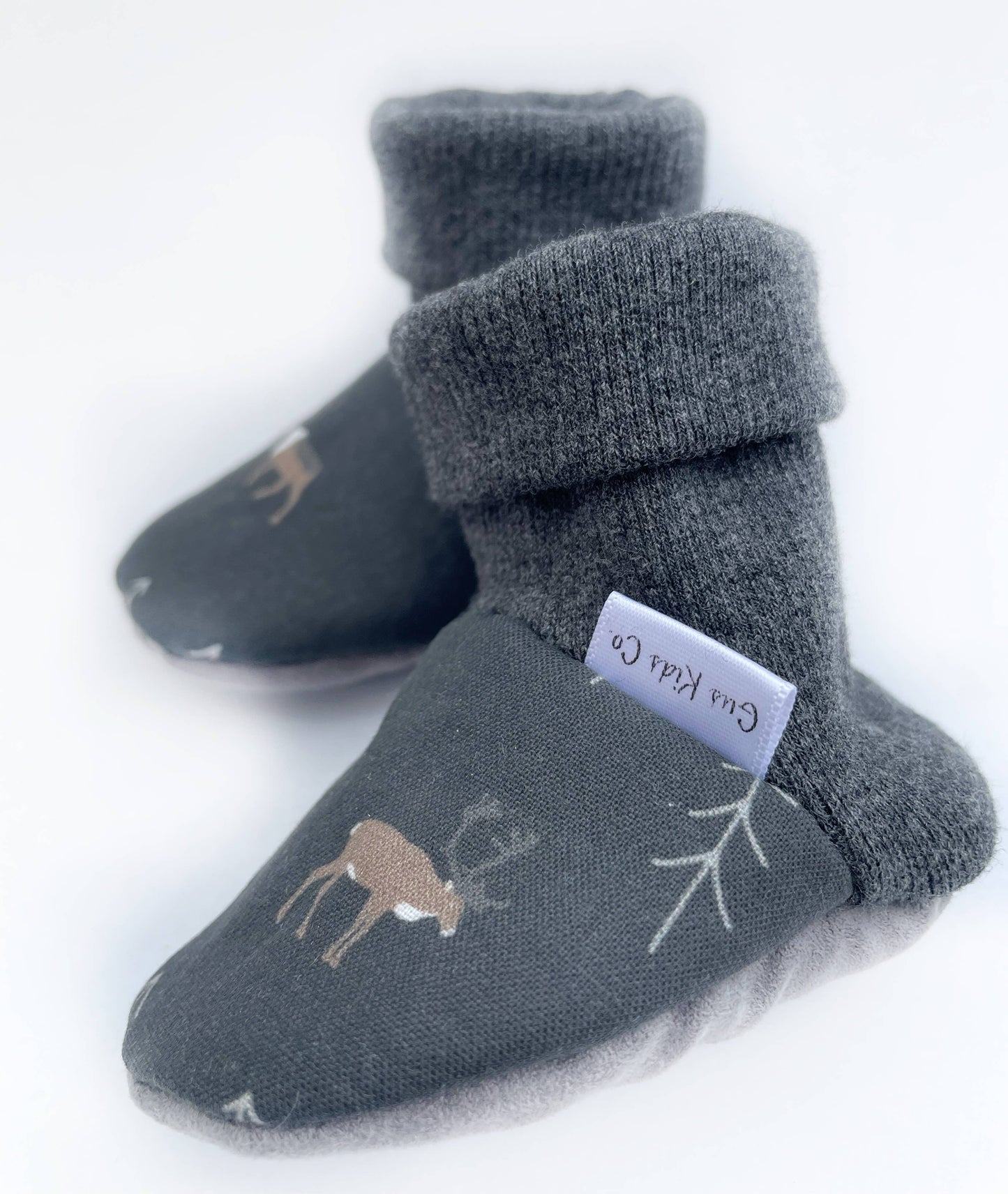 Gus Kids Co. - Moose Forest Baby Booties