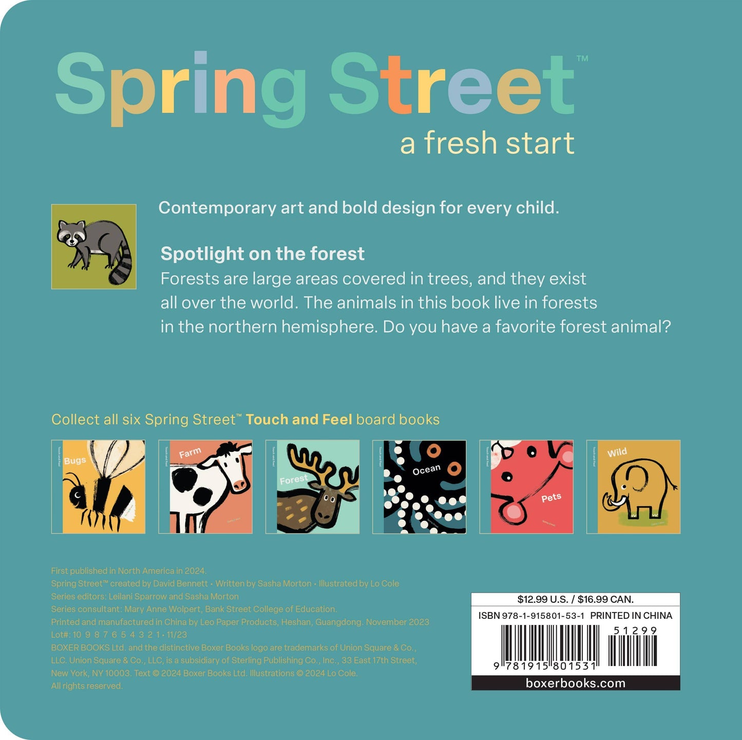 Hachette Book Group - Spring Street Touch and Feel: Forest by Boxer Books