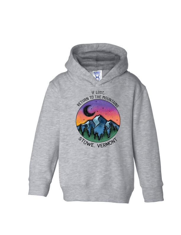 MT Brand Apparel - If Lost Return To - Custom - Toddler Hooded Fleece Pullover