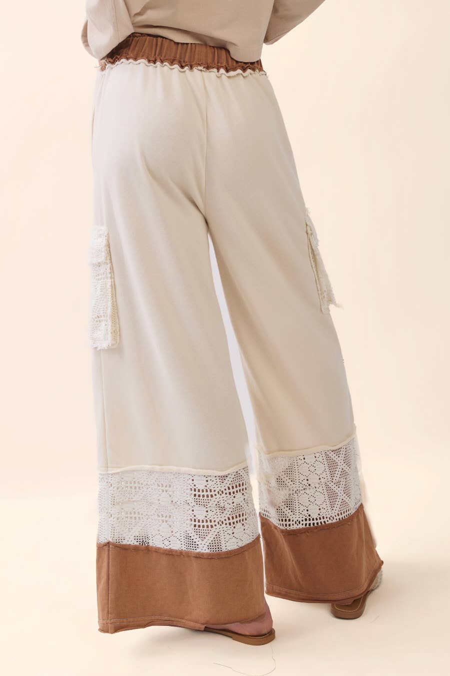 Oddi - Star Patch Wide Leg Pants