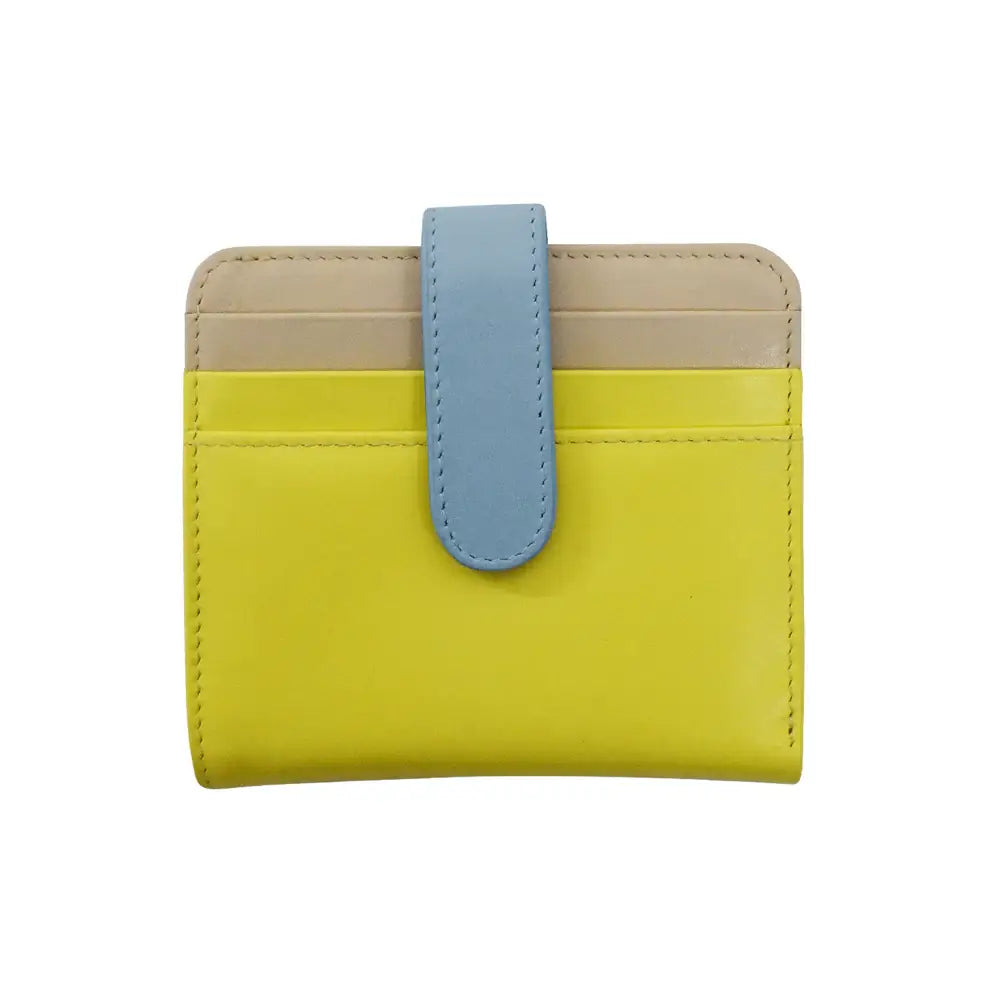 ili New York - Small Leather Wallet - Credit Card Holder - 7301