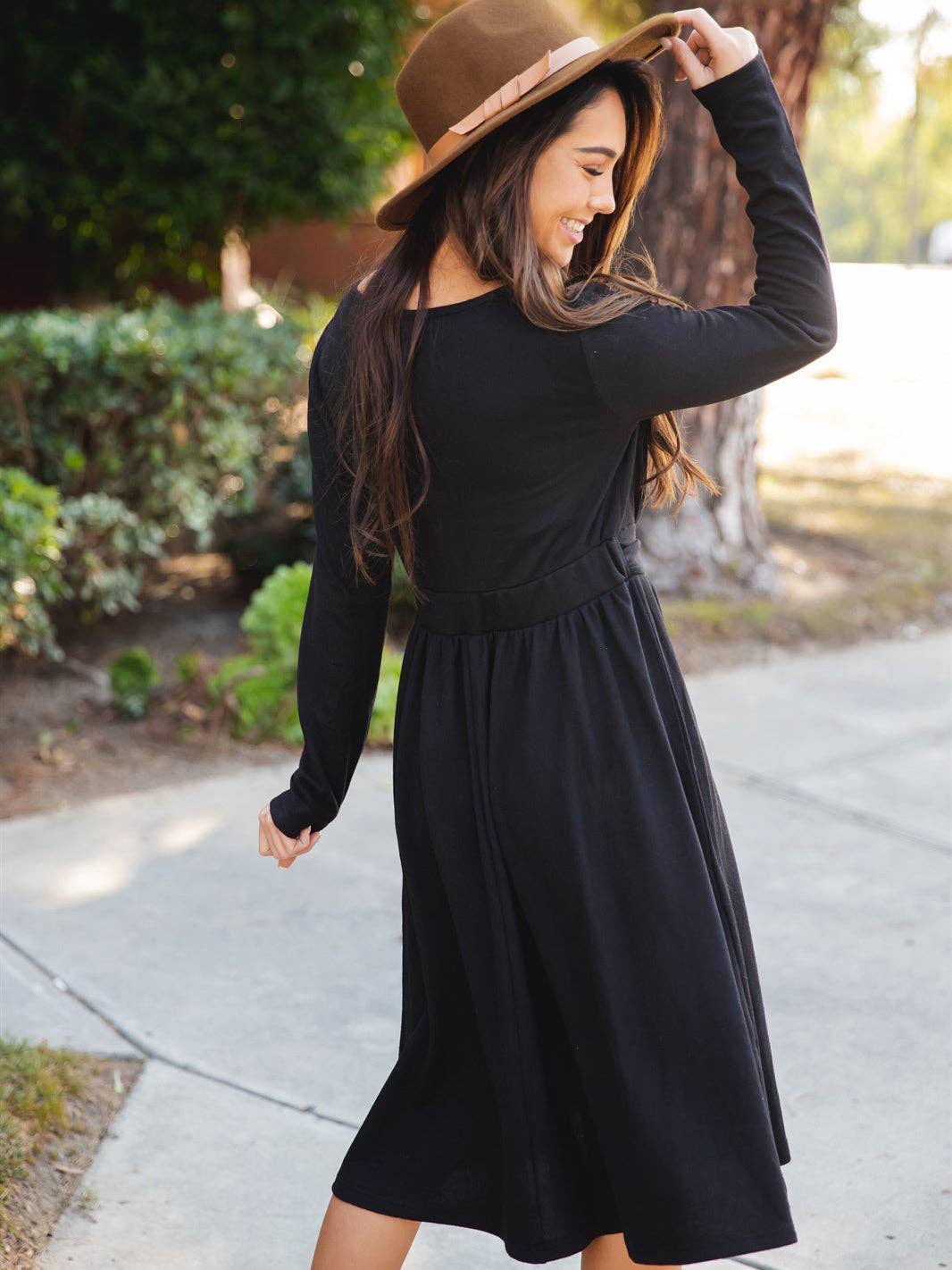 Tickled Teal - Long Sleeve Isla Wrap Dress