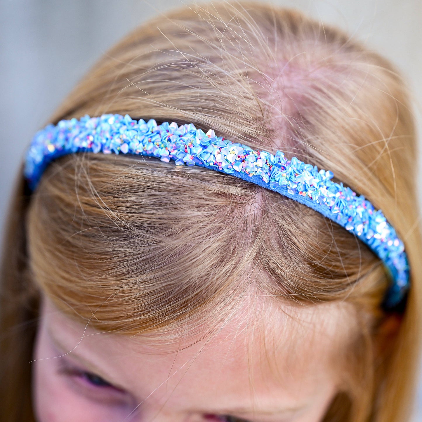 Frog Sac - Thin Sequin Headband - Non Slip Hair Accessories for Kids