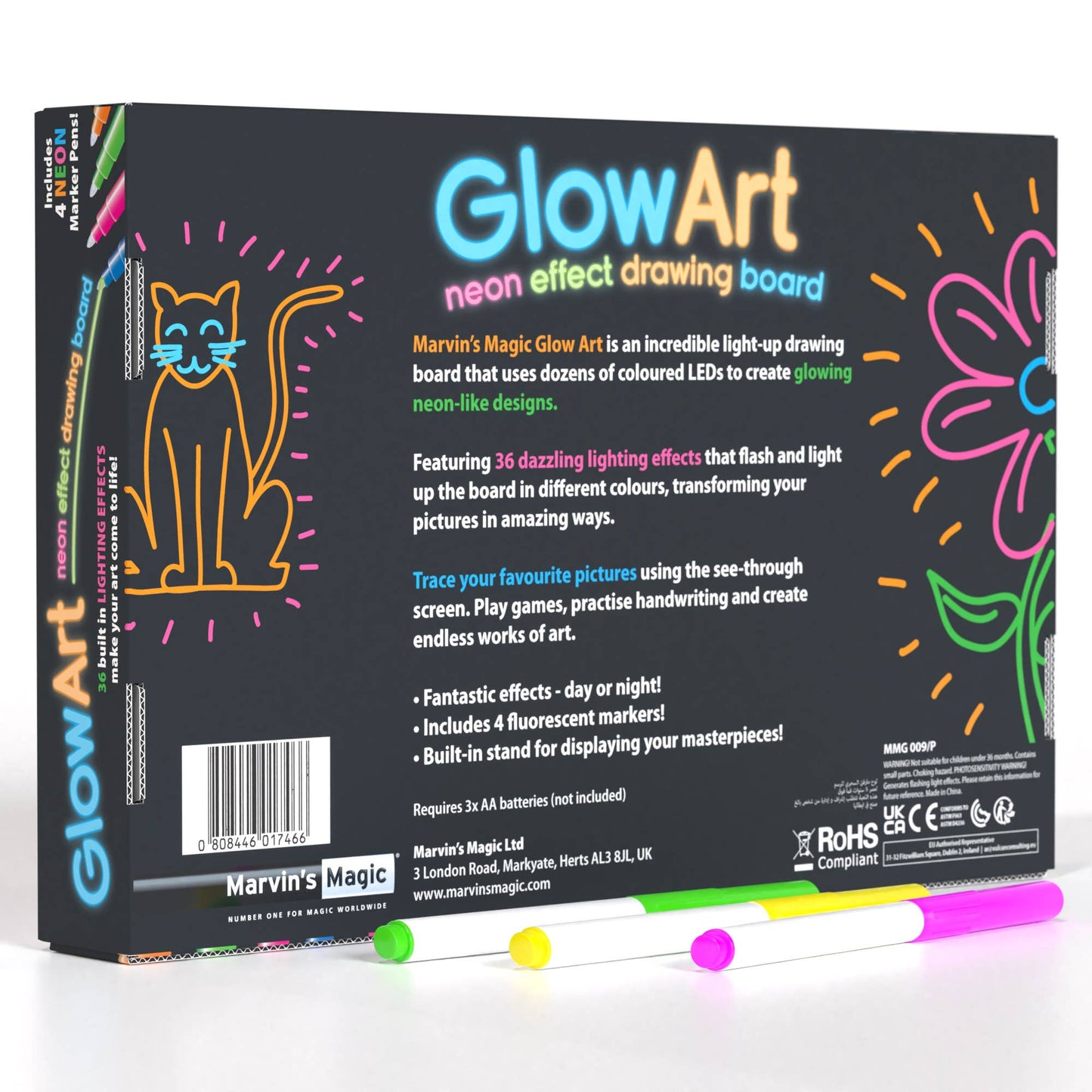 Marvin's Magic - Glow Art Drawing Board - Pink