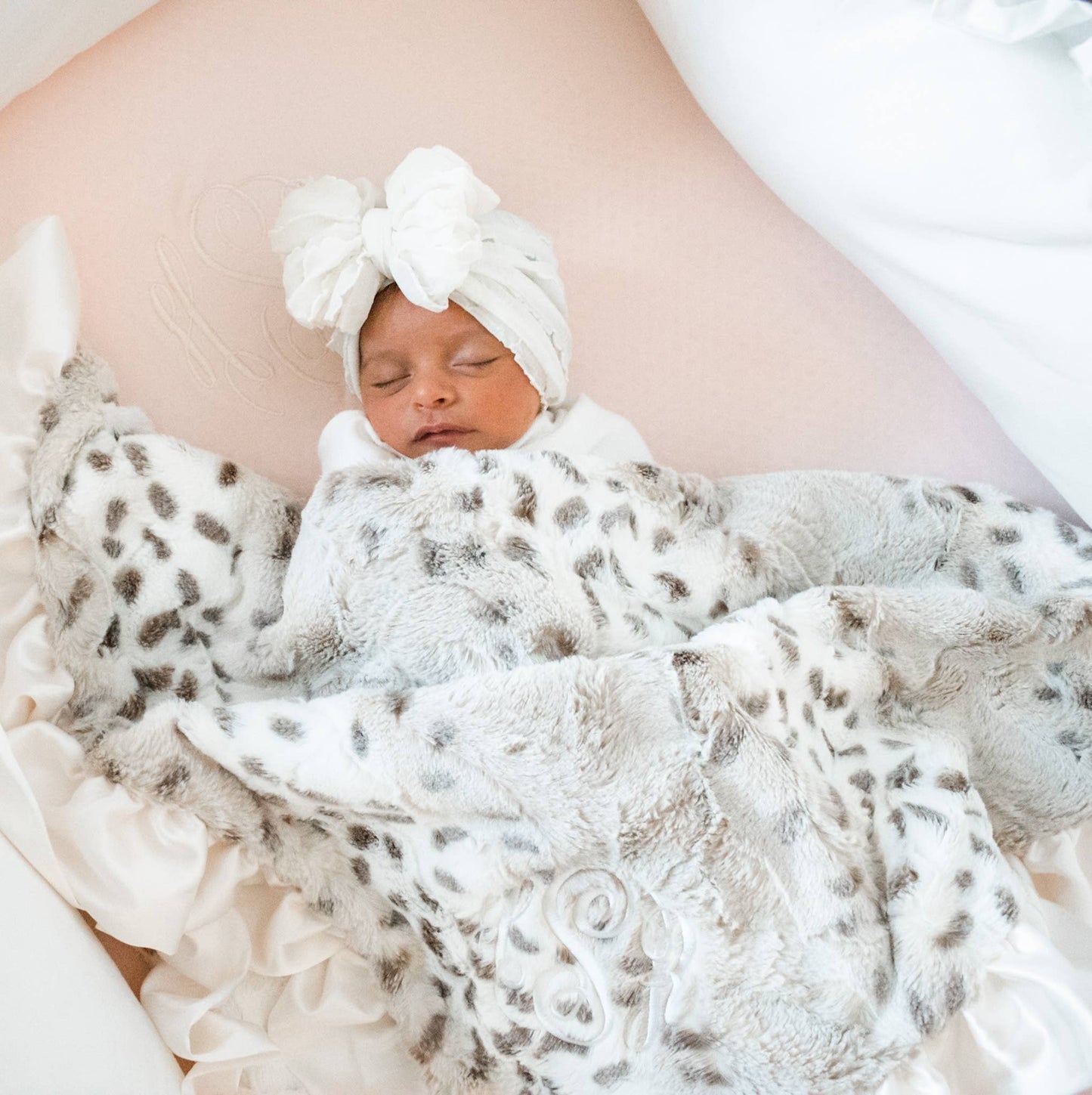 Rockin Royalty - Off White Ruffled Headband