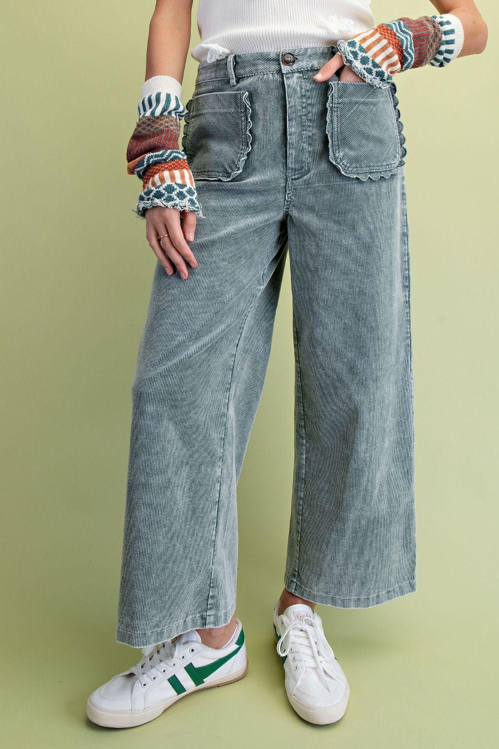 Pacific Green Corduroy Pants