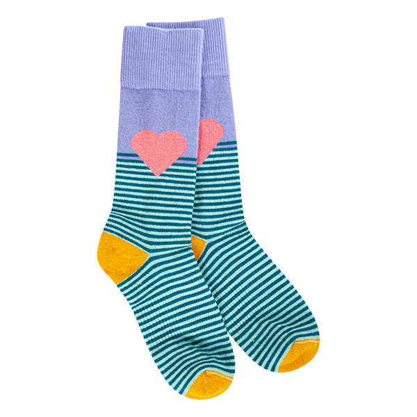 World's Softest® Socks - Woods Crew Ice Blue Multi