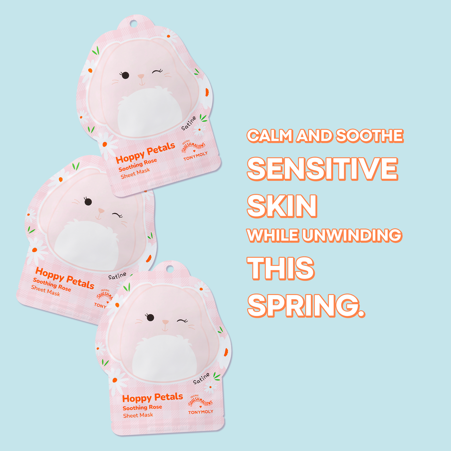 TONYMOLY - Squishmallows x TONYMOLY Spring Sheet Masks
