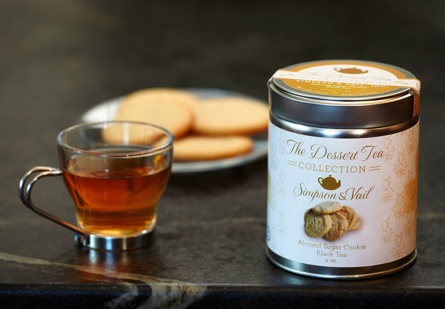 Simpson & Vail - Almond Sugar Cookie Black Tea - 4 Ounce Tin