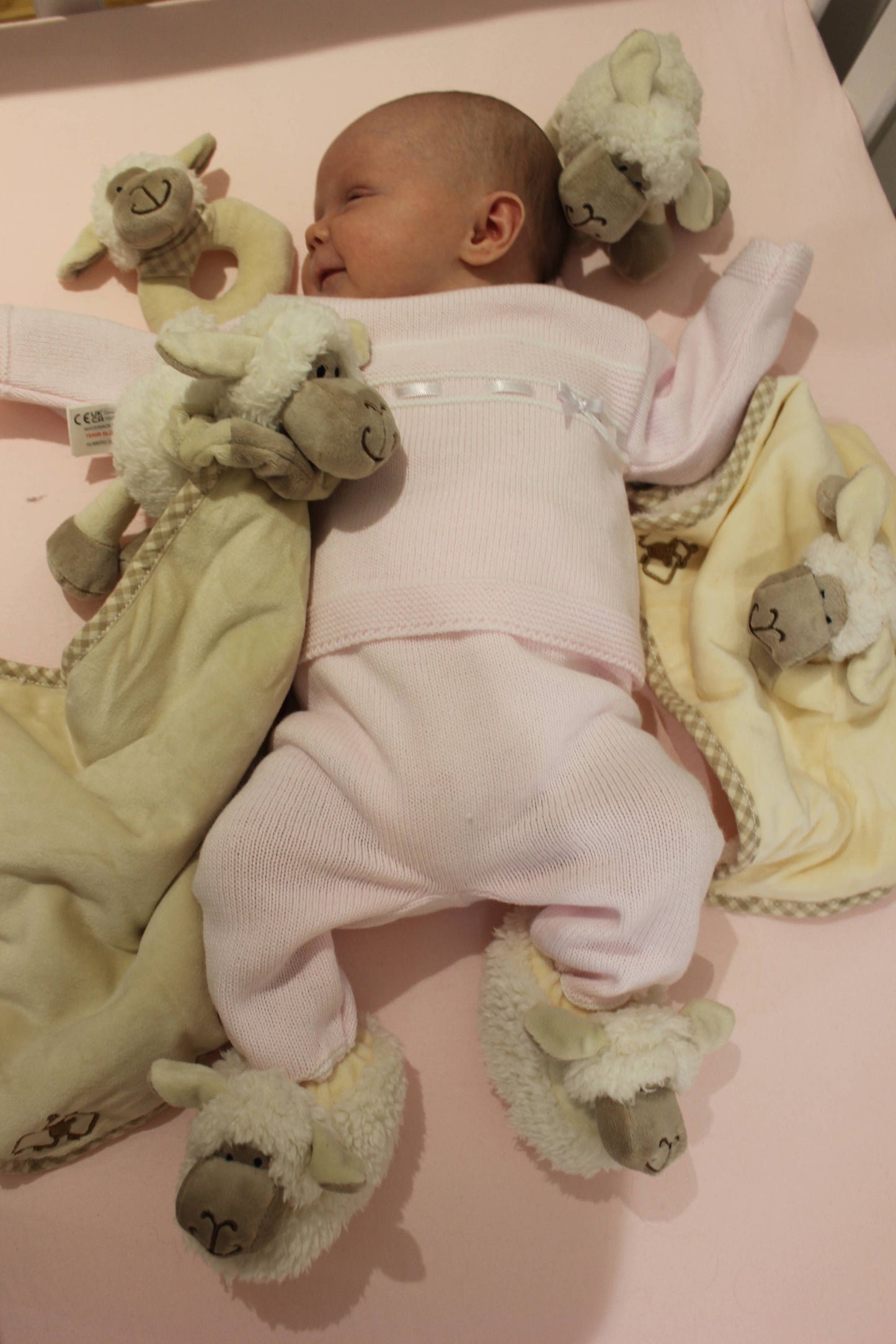 Jomanda Soft Toys & Accessories - Sheep Soft Plush Baby Slippers House Shoes, 0-6 months