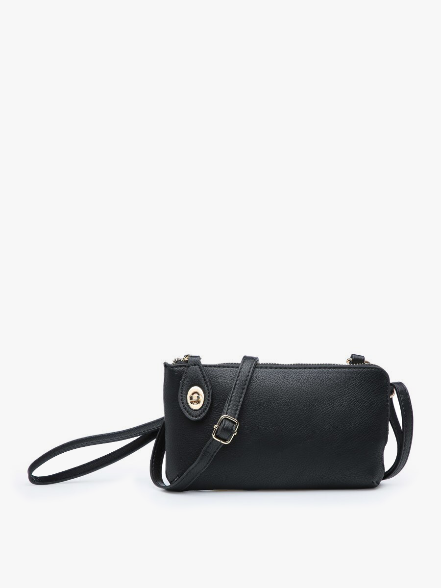 Jen & Co. - M1818 Kendall Crossbody/Wristlet w/ Twist Lock Closure
