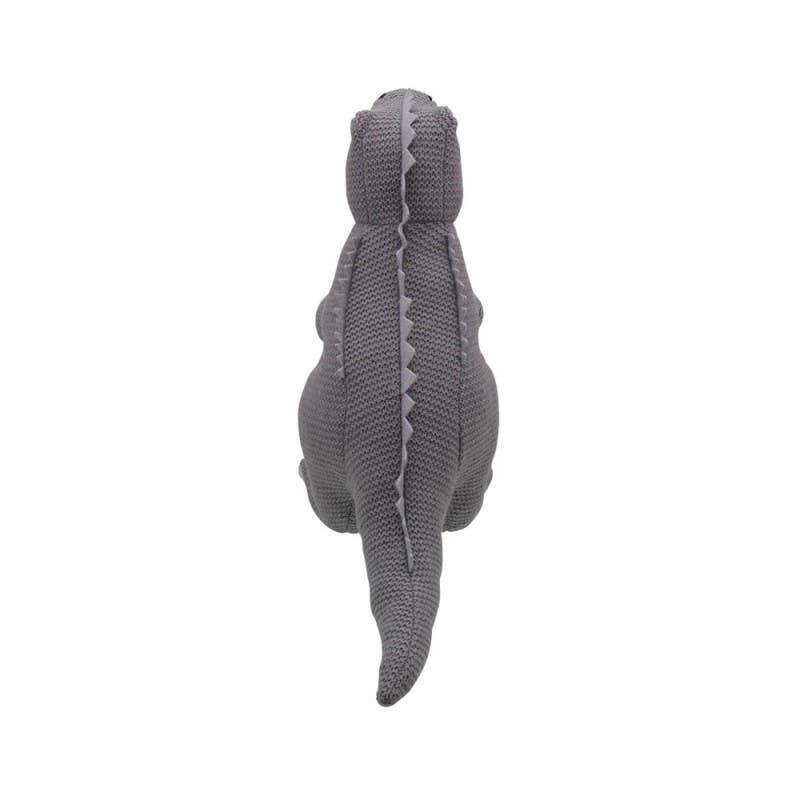 The Puppet Company (US) - Wilberry Knitted: T-Rex (Grey - Medium)