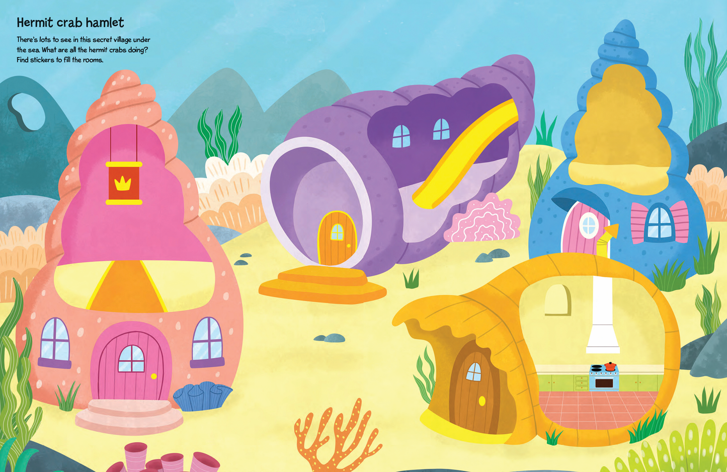 EDC Publishing - My Sticker World: Enchanted Ocean