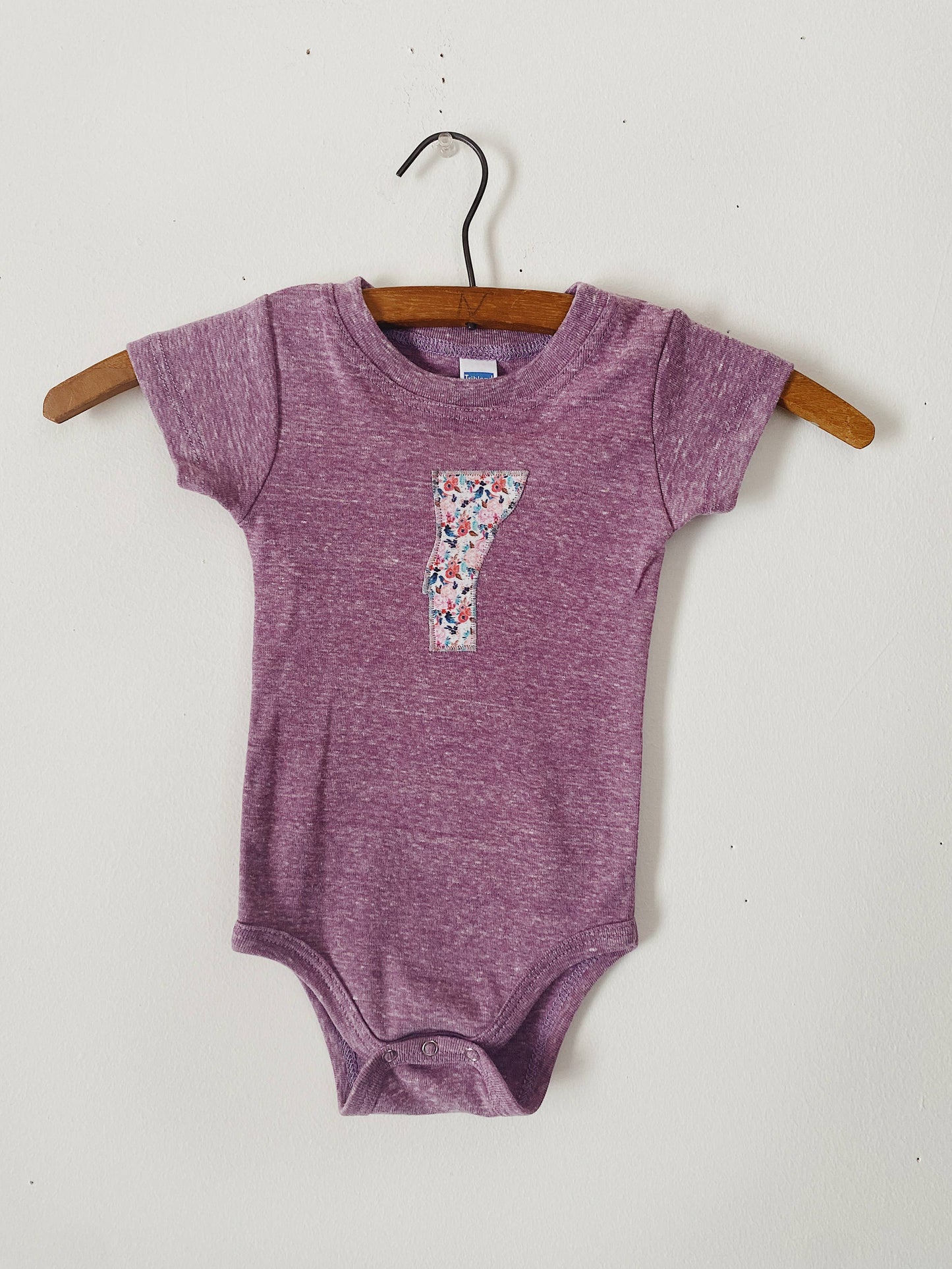 Vermont Tribe - Vermont Baby Bodysuit - Purple