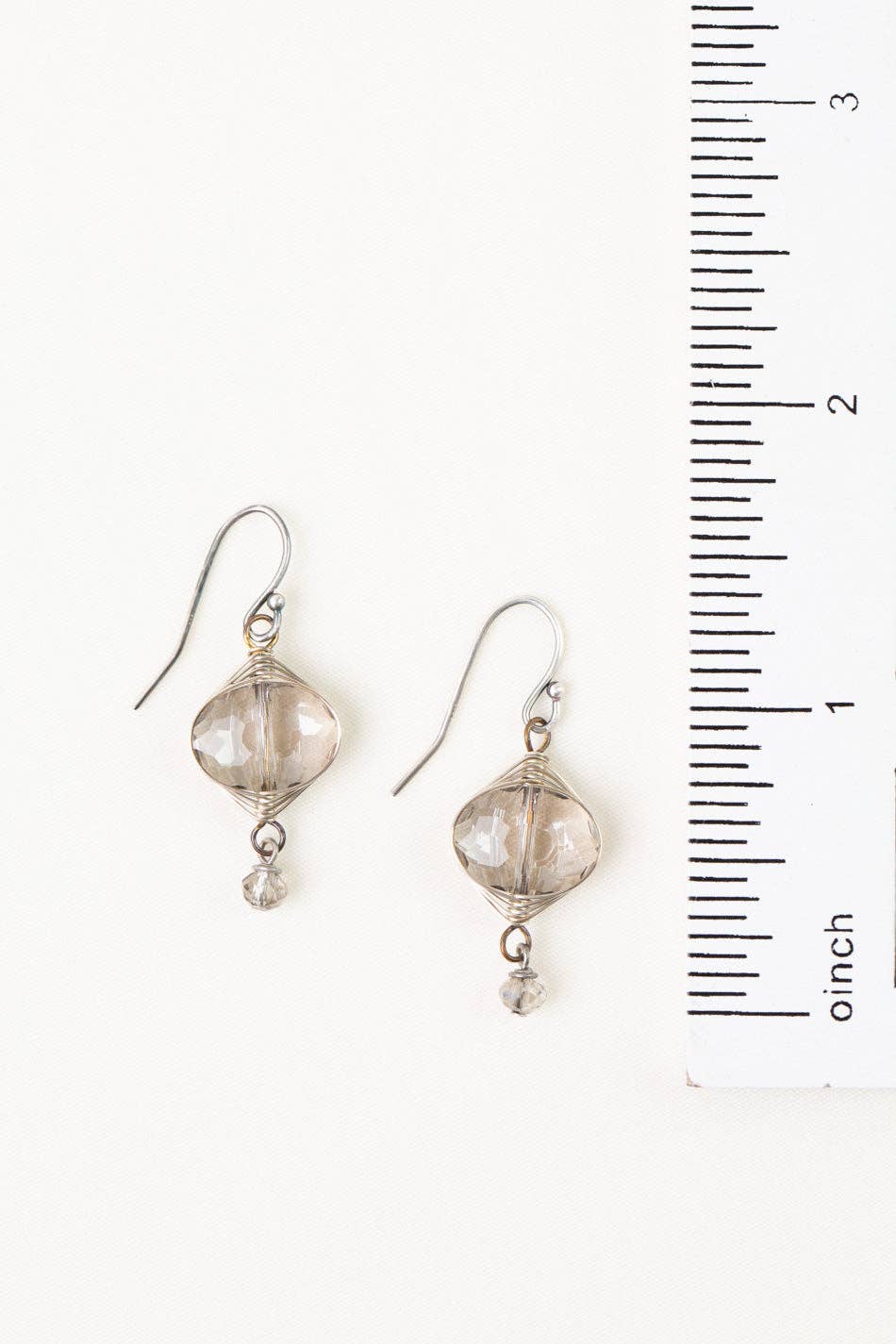 Anne Vaughan Designs Jewelry - Windsor Castle Crystal Herringbone Earrings
