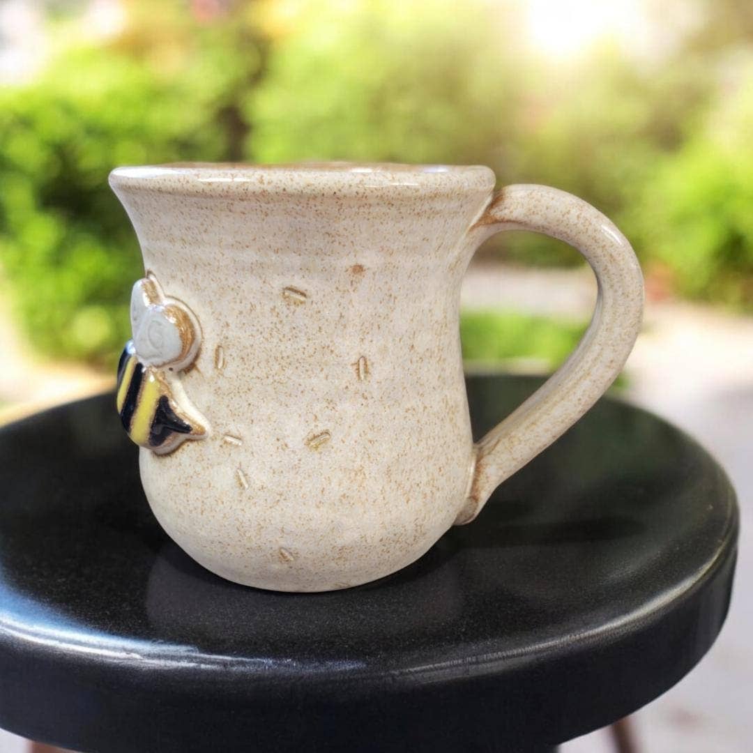 MudWorks Pottery - Bee Mug.
