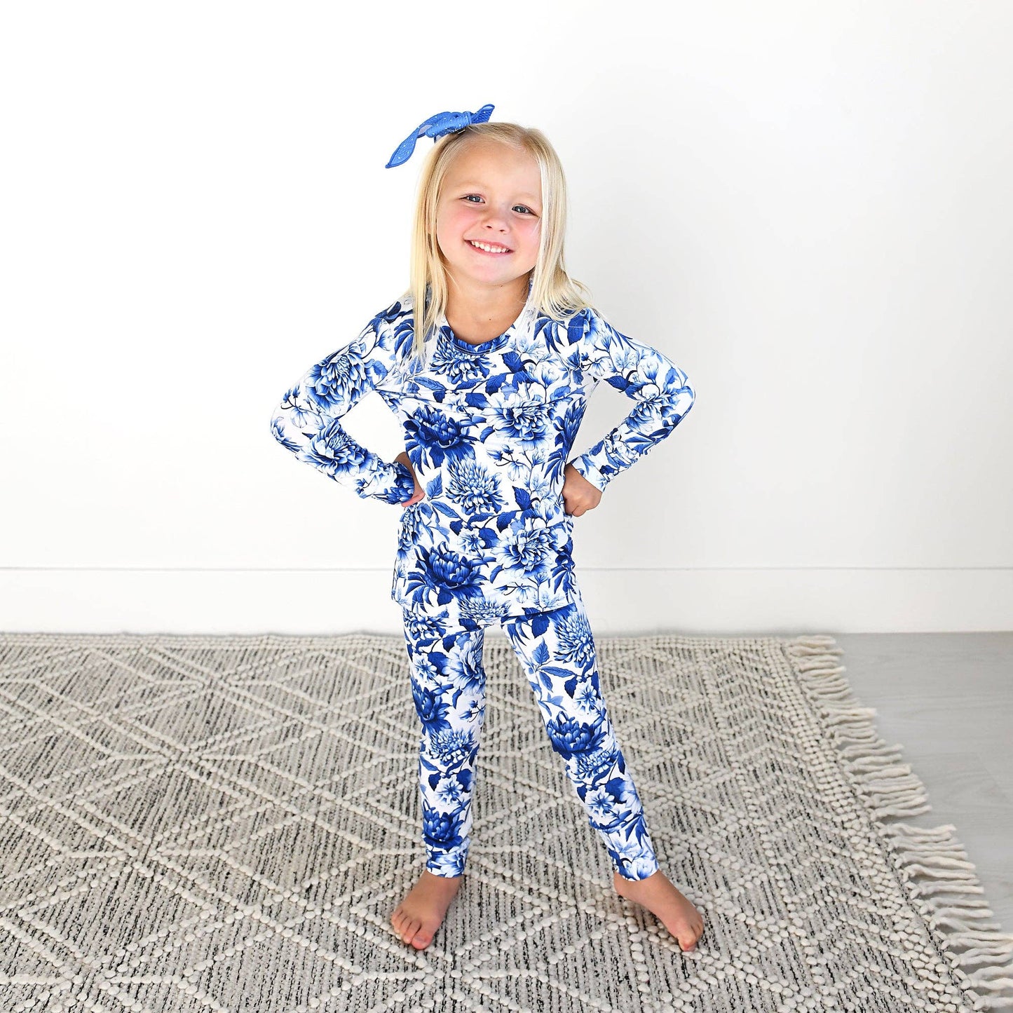 Gigi and Max - Hattie TWO PIECE - NO BUTTON Bamboo Toddler Lounge Set