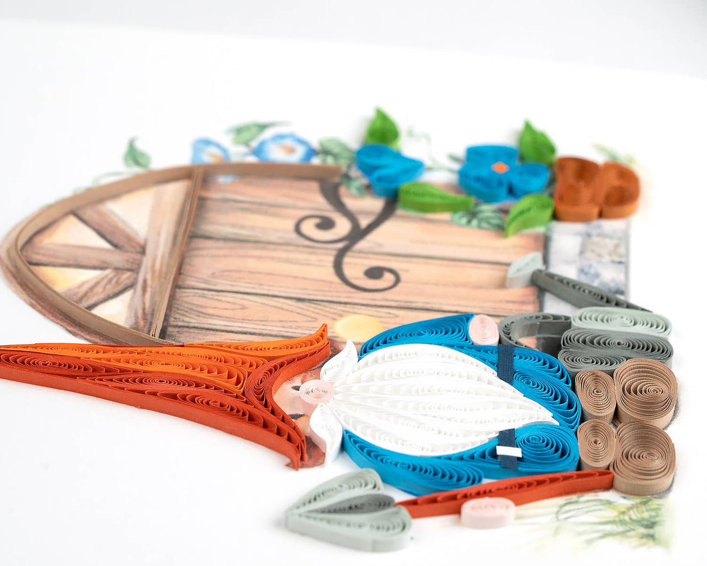 Quilling Card - Garden Gnome
