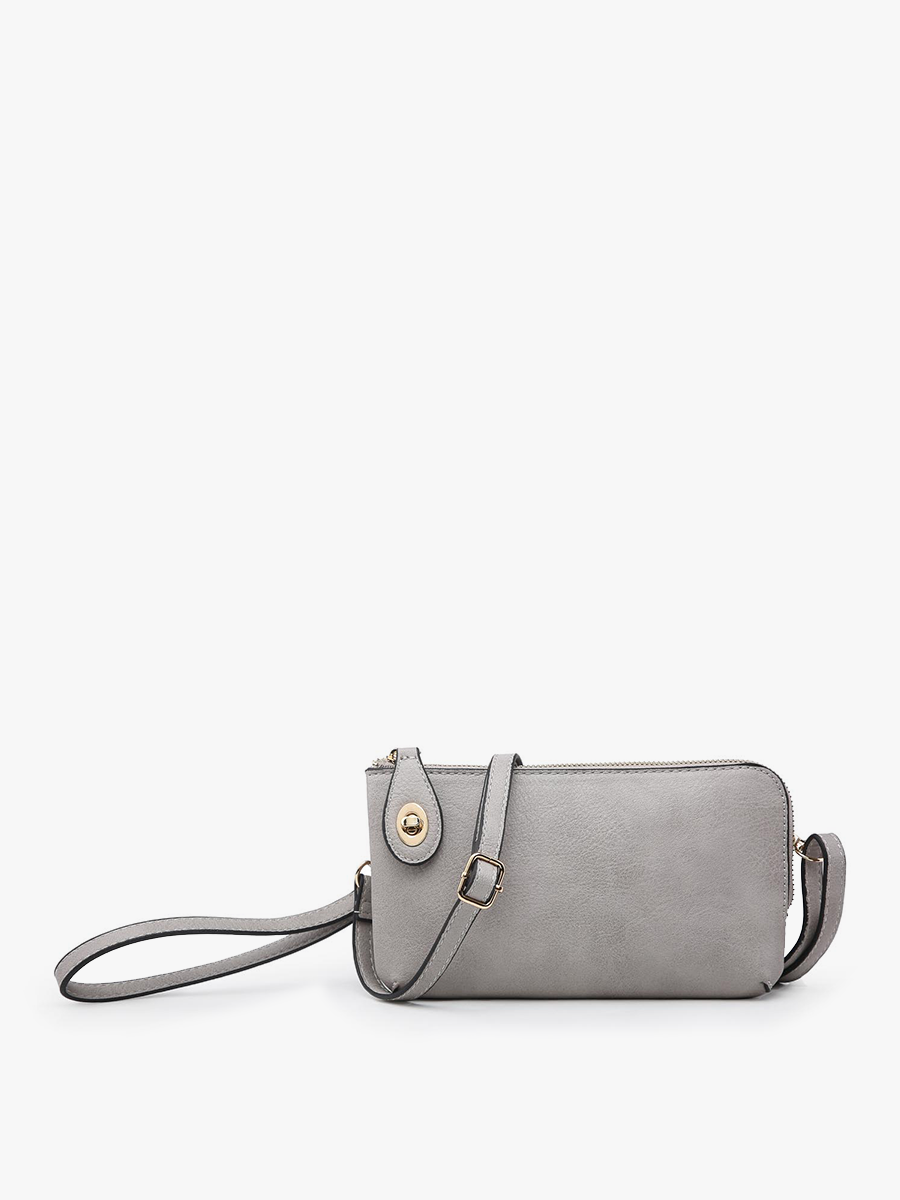 Jen & Co. - M1818 Kendall Crossbody/Wristlet w/ Twist Lock Closure