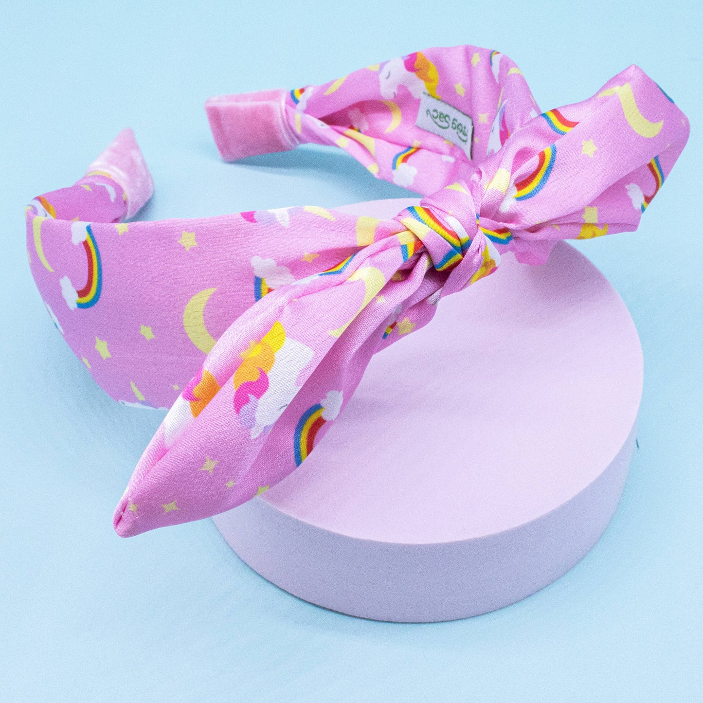 Frog Sac - Silky Knotted Rabbit Ear Bow Headband