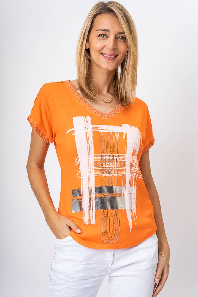 Look Mode Usa - Women Plaid printed Top