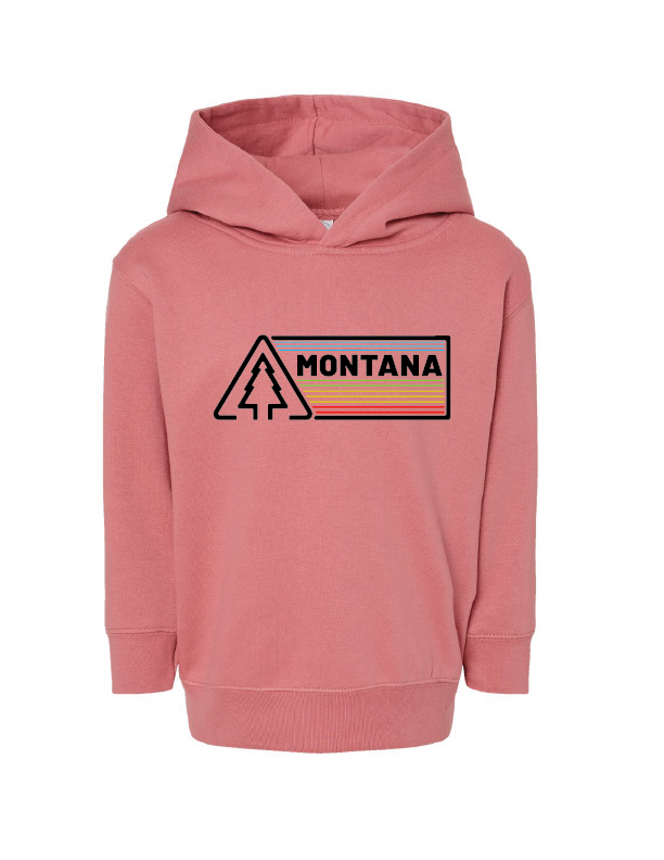 MT Brand Apparel - Tri Pine - Custom - Toddler Hooded Fleece Pullover