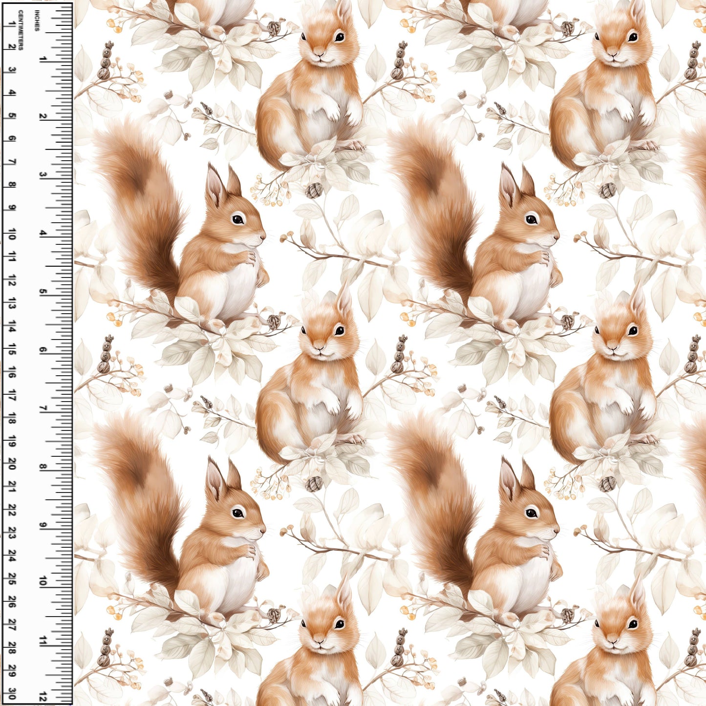 Busy Little Stitches - Sweet Squirrel Branches Toddler Blanket