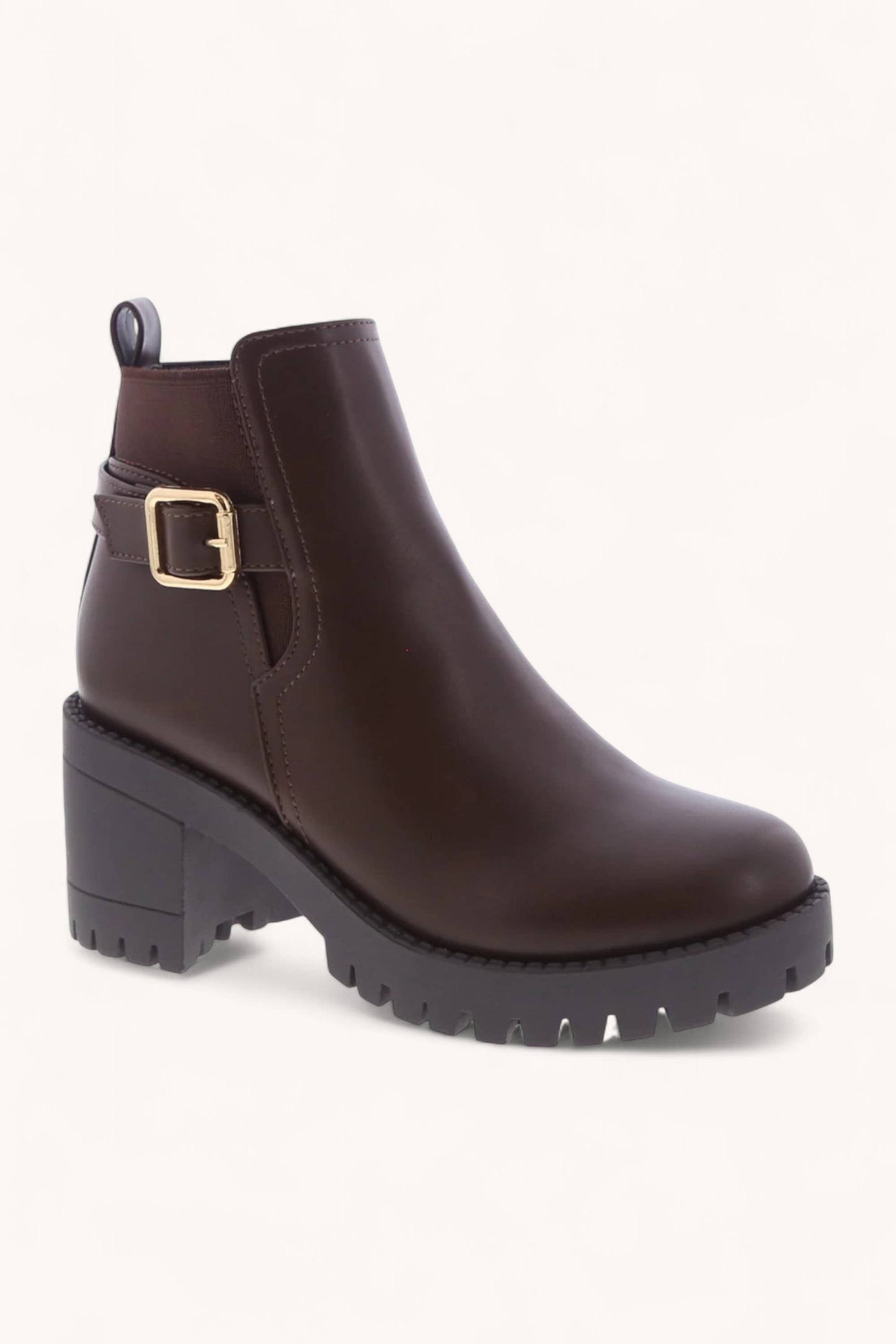 CCOCCI - BIANCA-87 BUCKLE ANKLE STRAP PLATFORM CHELSEA BOOT