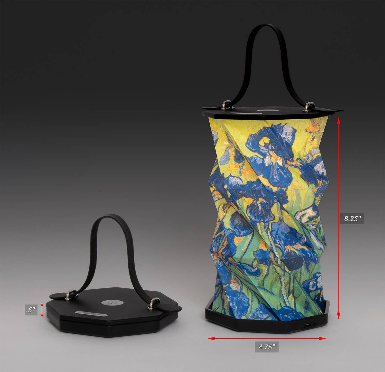 Modgy - Modgy Vincent Van Gogh Irises Origami Lantern