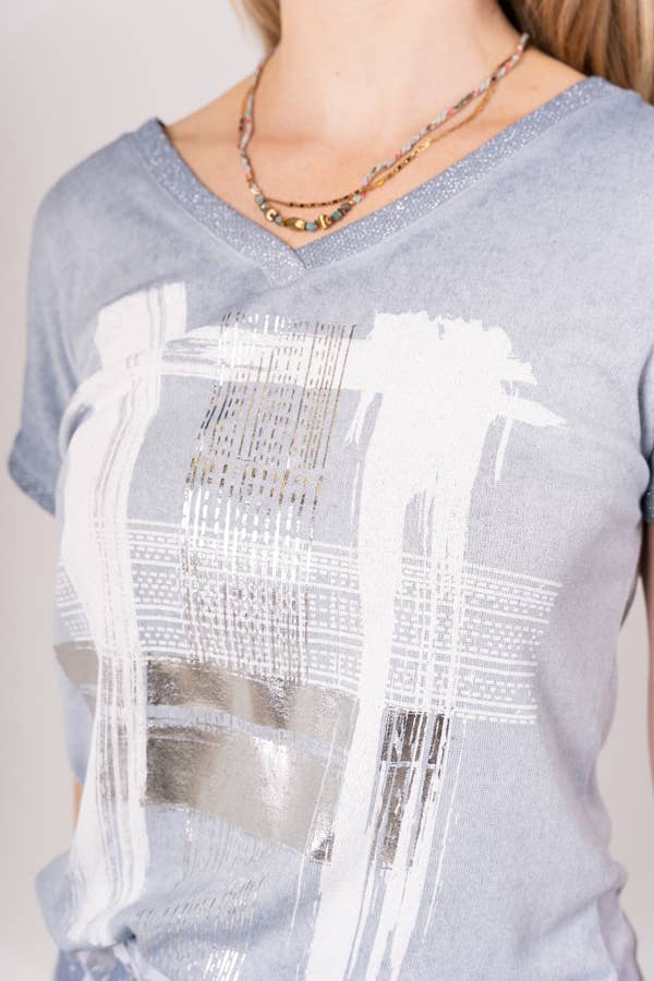 Look Mode Usa - Women Plaid printed Top