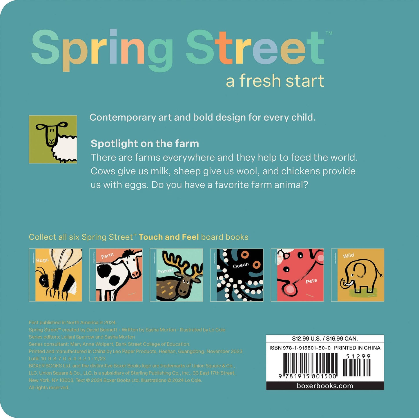 Hachette Book Group - Spring Street Touch and Feel: Farm by Boxer Books