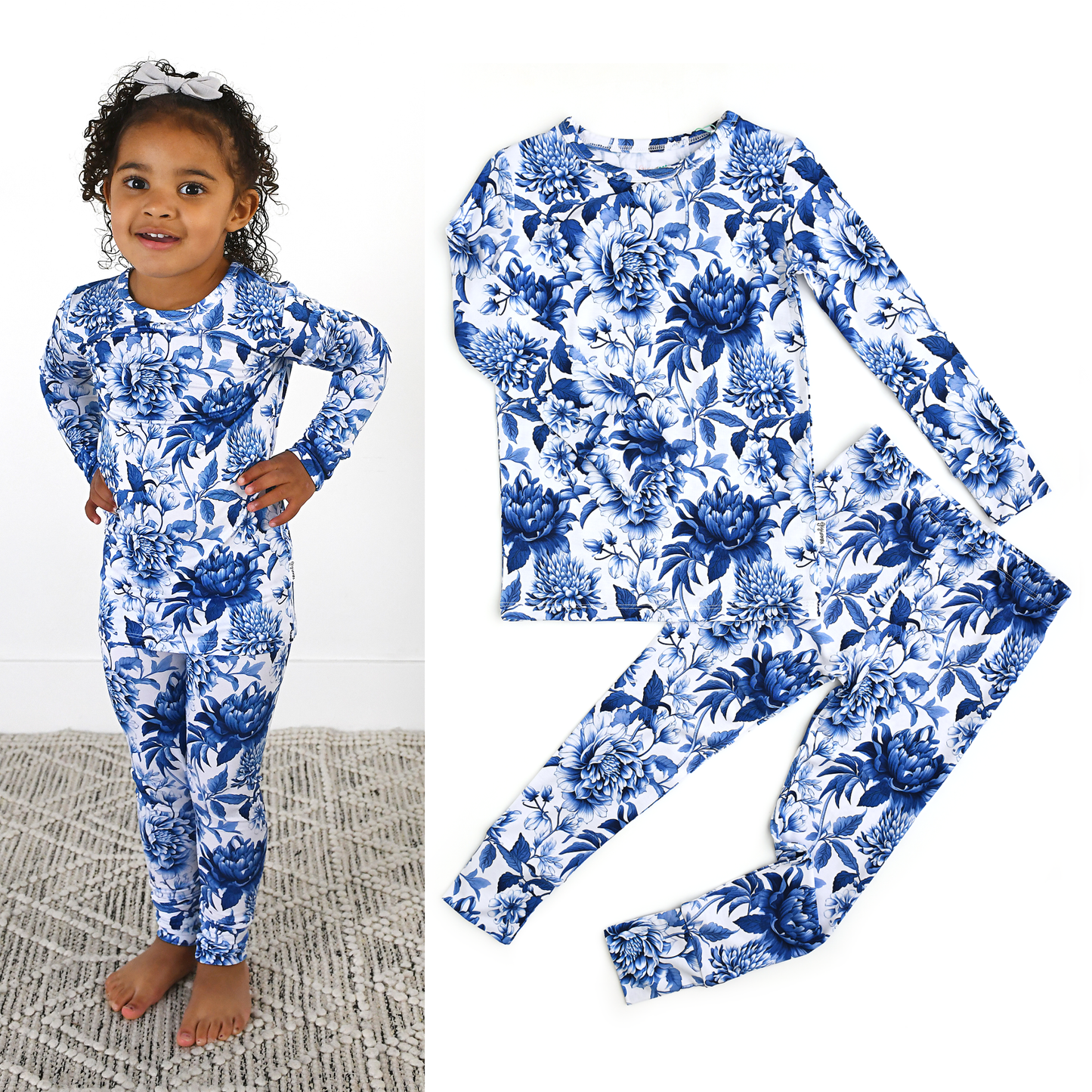 Gigi and Max - Hattie TWO PIECE - NO BUTTON Bamboo Toddler Lounge Set