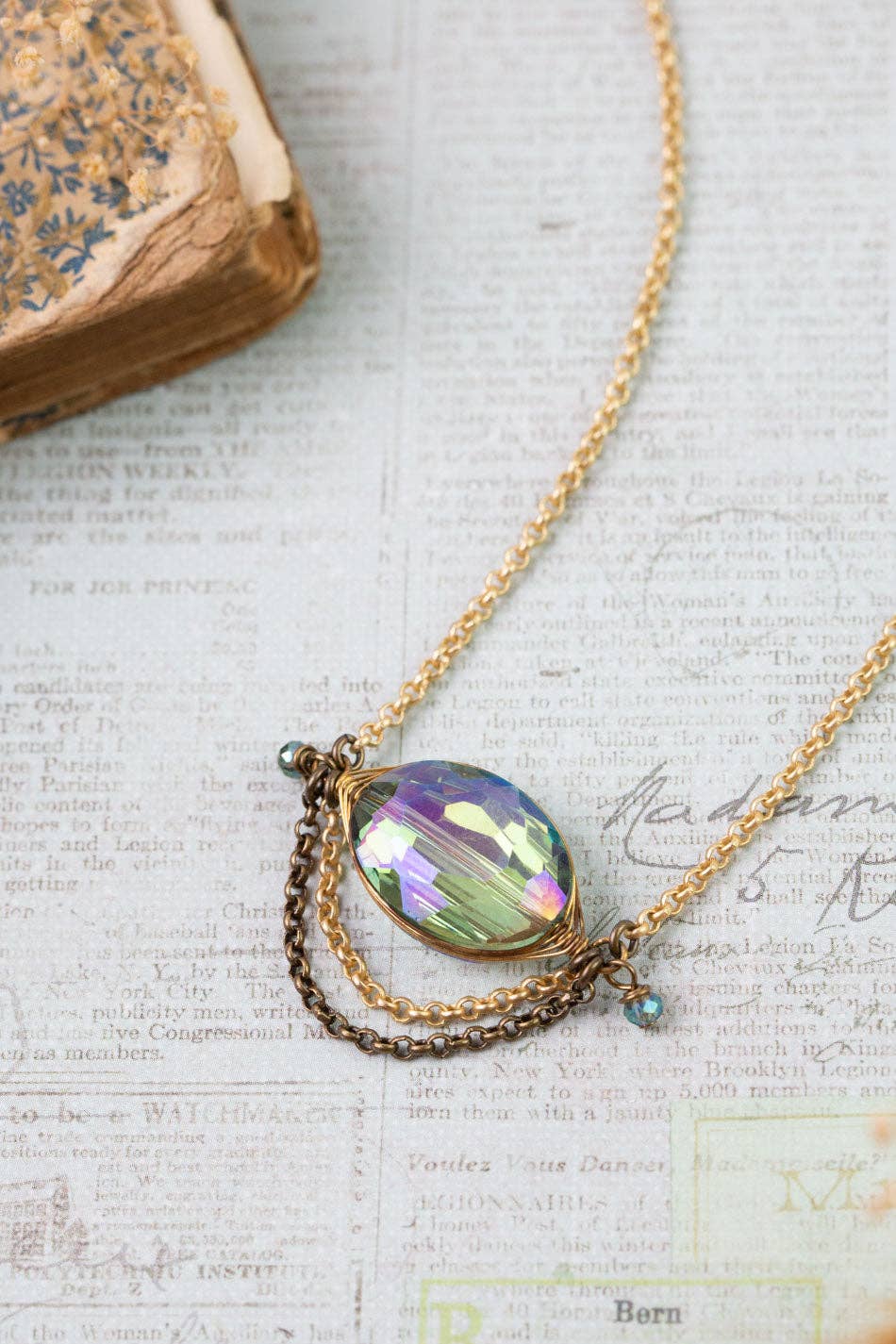 Anne Vaughan Designs Jewelry - Crisp Autumn 15-17" Crystal Statement Necklace
