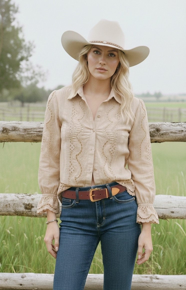 Most Wanted USA - Zipper-Lined Suede Belt with Gold Hardware