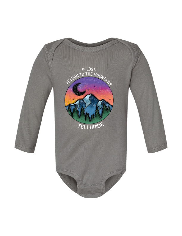 MT Brand Apparel - If Lost Return To - Custom - Baby Long Sleeve One Piece