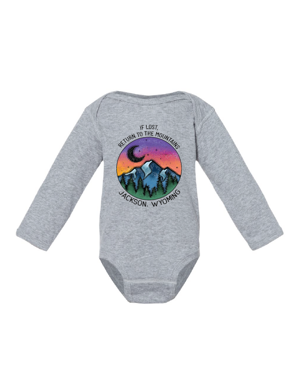 MT Brand Apparel - If Lost Return To - Custom - Baby Long Sleeve One Piece