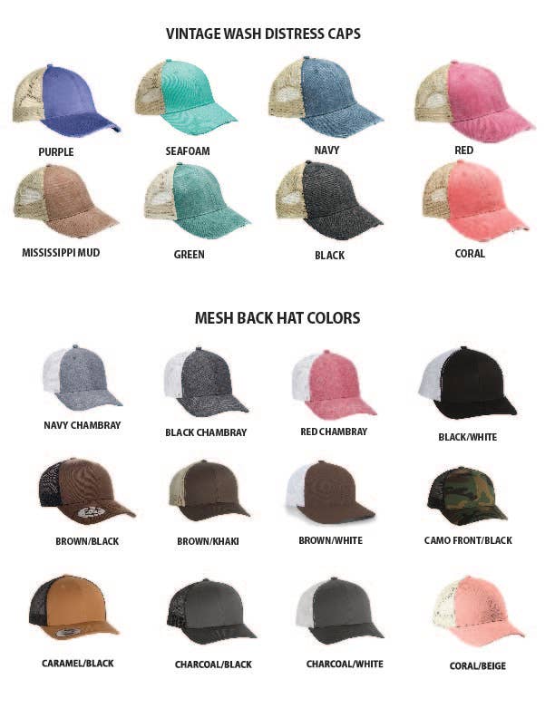MT Brand Apparel - CUSTOM Sunset - Leather Patch Hat - CUSTOMIZABLE