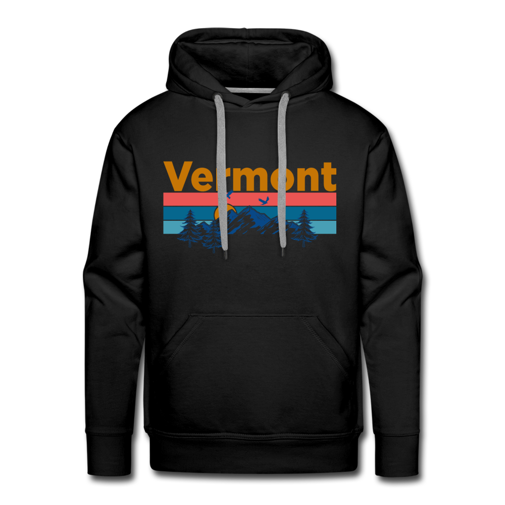 Hey Mountains - Premium Vermont Hoodie - Vermont Sweatshirt