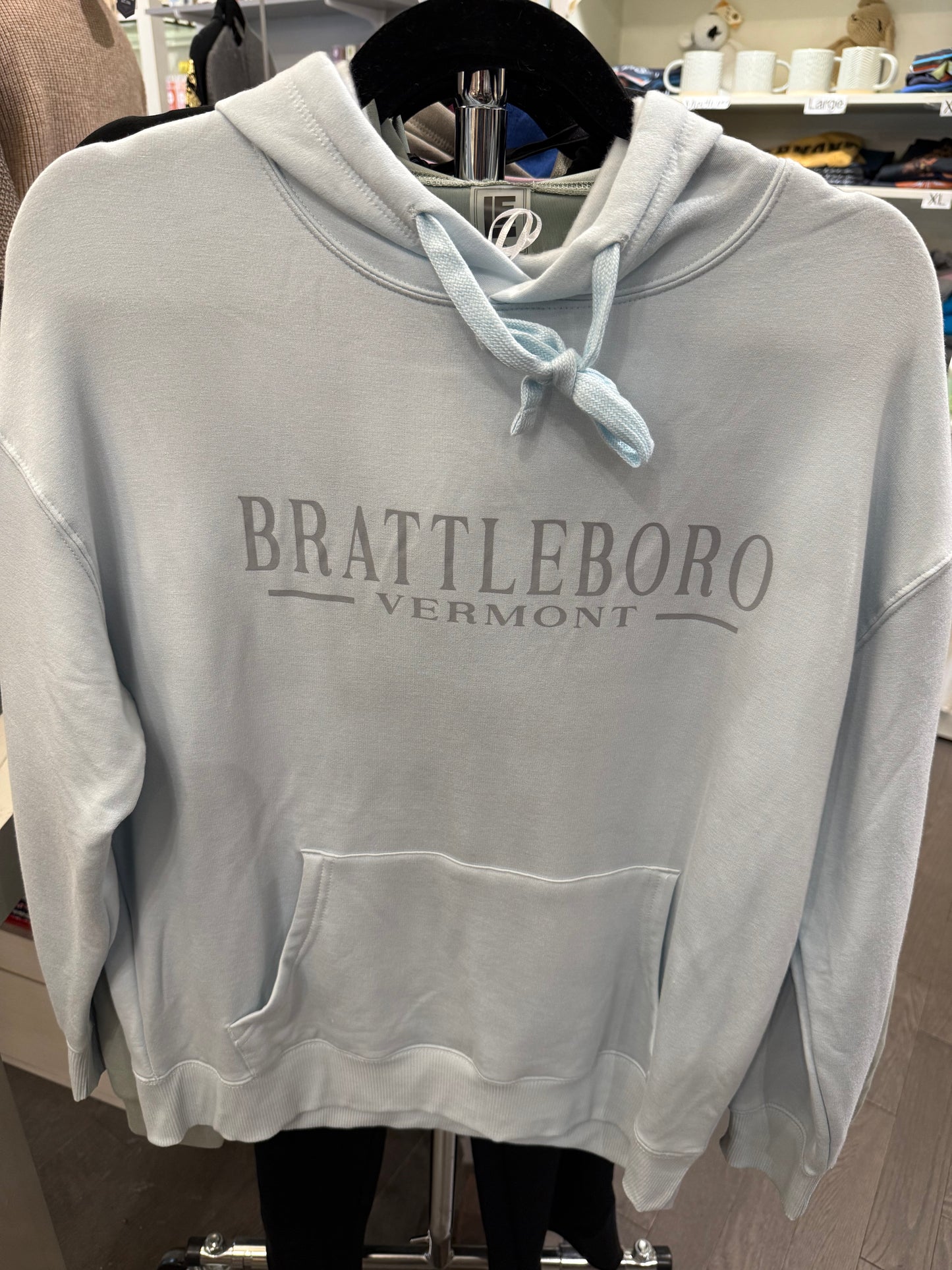 Sheer Blue Hoodie