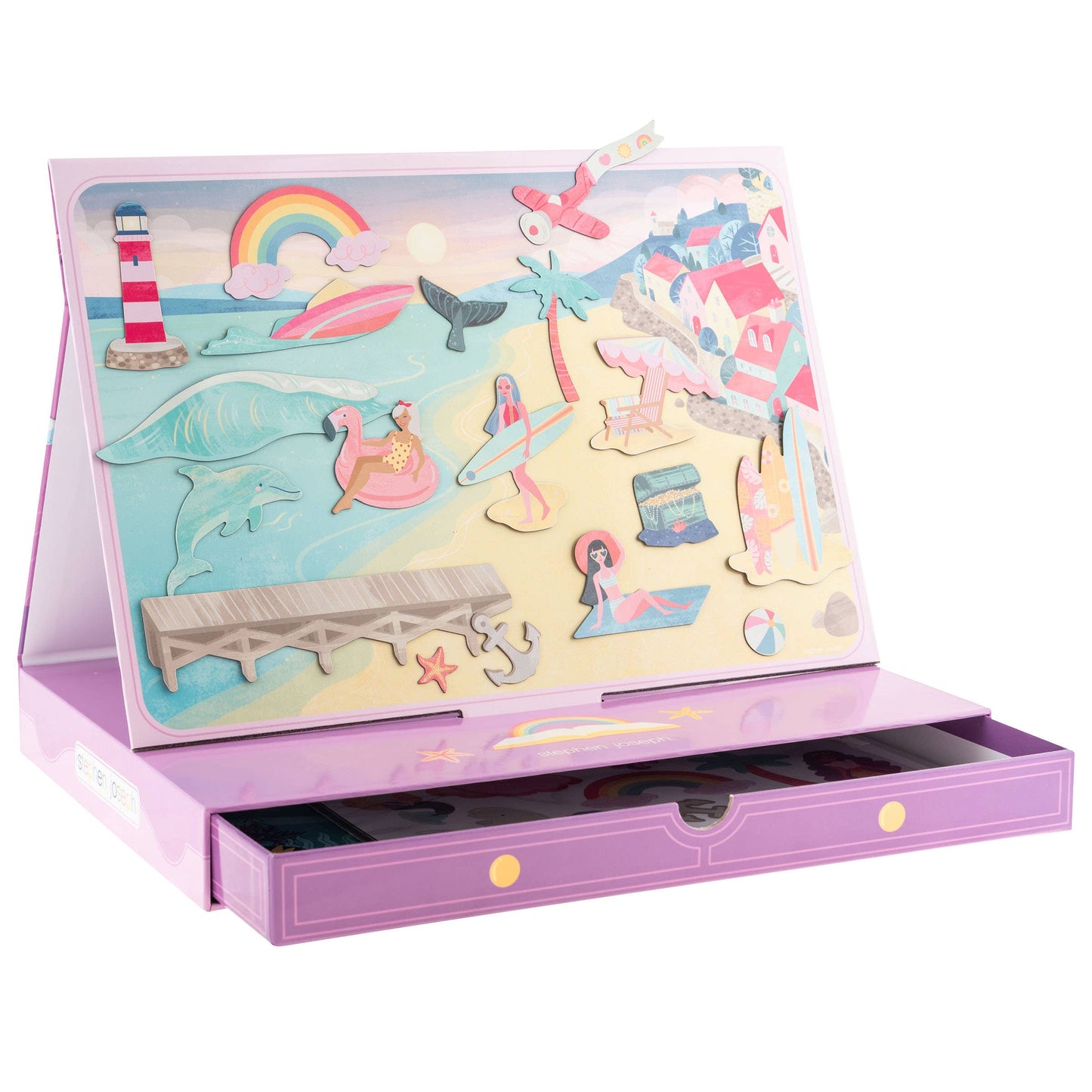 Stephen Joseph Gifts - Magnetic Scene Drawer Toy Set for Kids