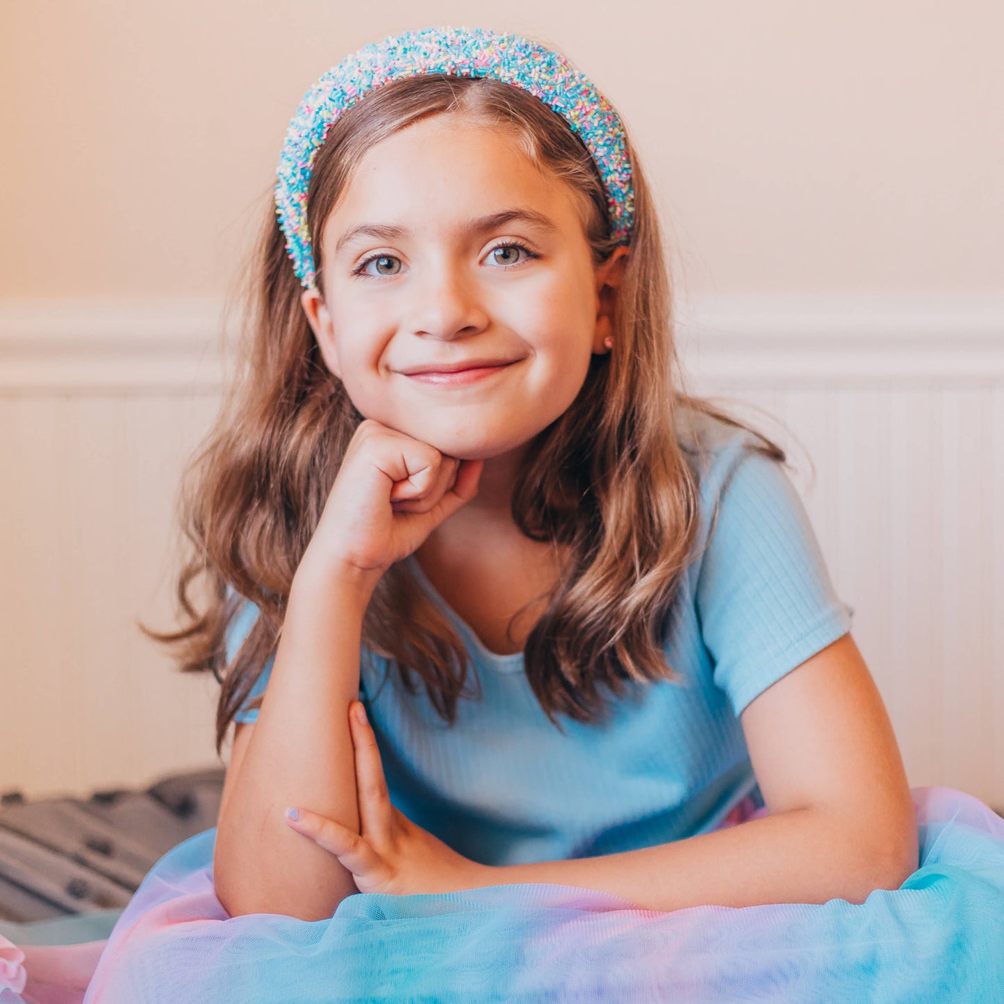 Frog Sac - Padded Sprinkles Headband